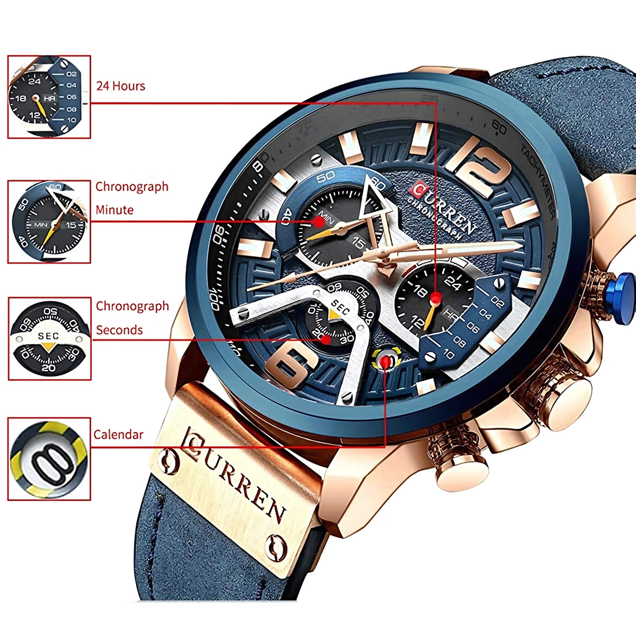 Manike 8329 Chronograph Herren Uhr Manike 8329 Chronograph Herren Uhr